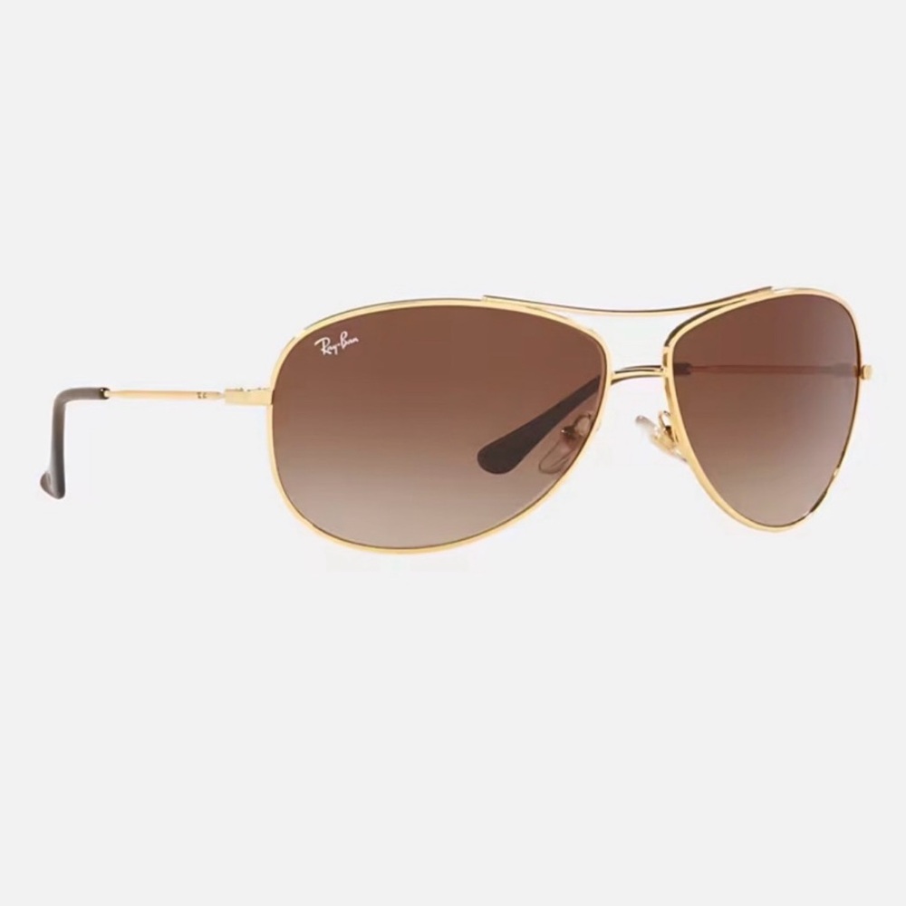 Ray-Ban Gold and Brown Aviator Sunglasses - RB3293 Arista Gold & Brown Gradient